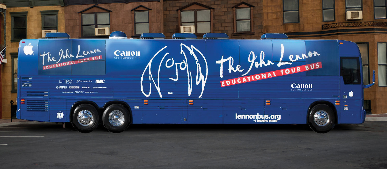 john lennon tour bus