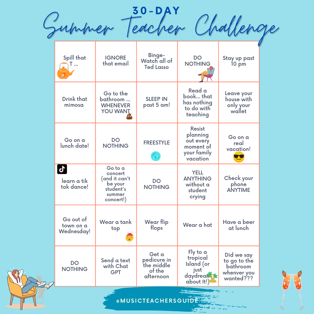 Summer Teacher Challenge graphic