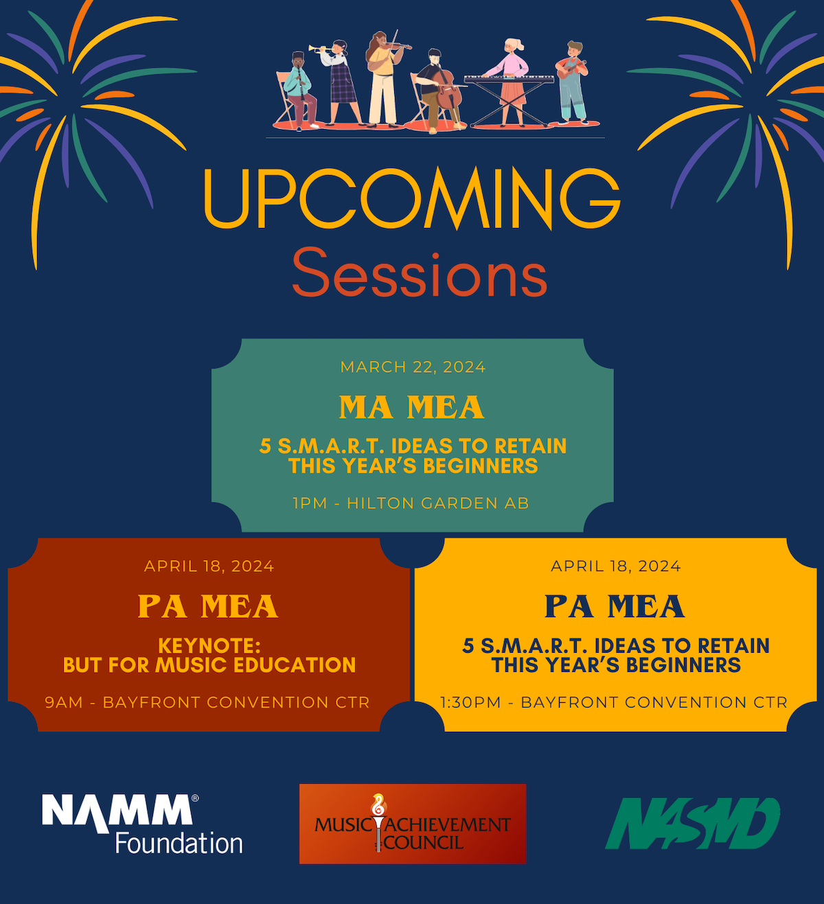 Image of Music Achievement Council's Upcoming Sessions