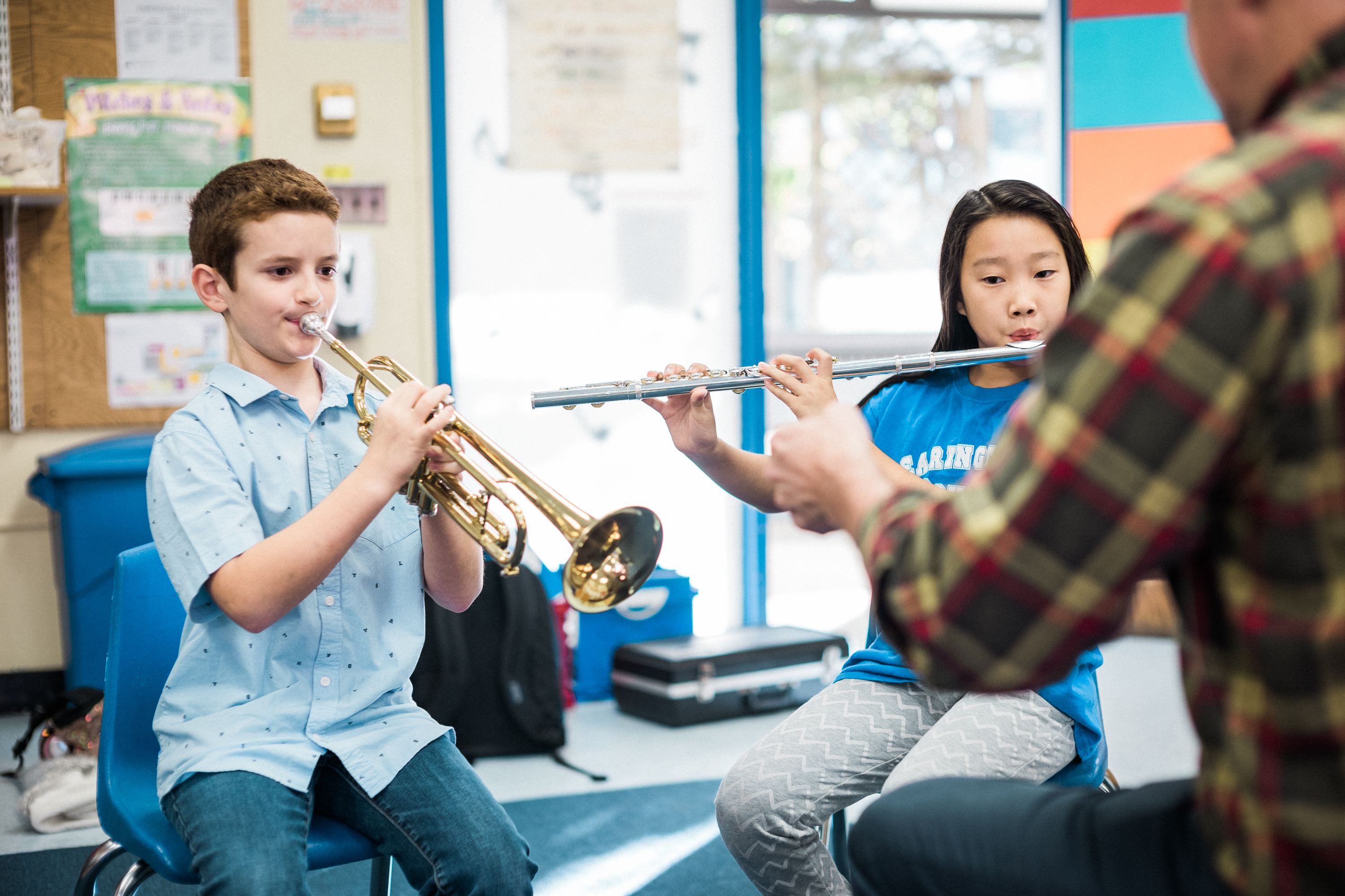 занятие в музыкальной школе. музыкальным образованием школьников. дети и музыкальный педагог. фортепиано для детей. американские музыкальные школы.