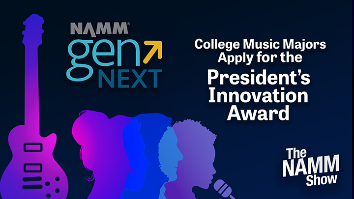 President's Innovation Award Application Opportunity for NAMM Show 2022