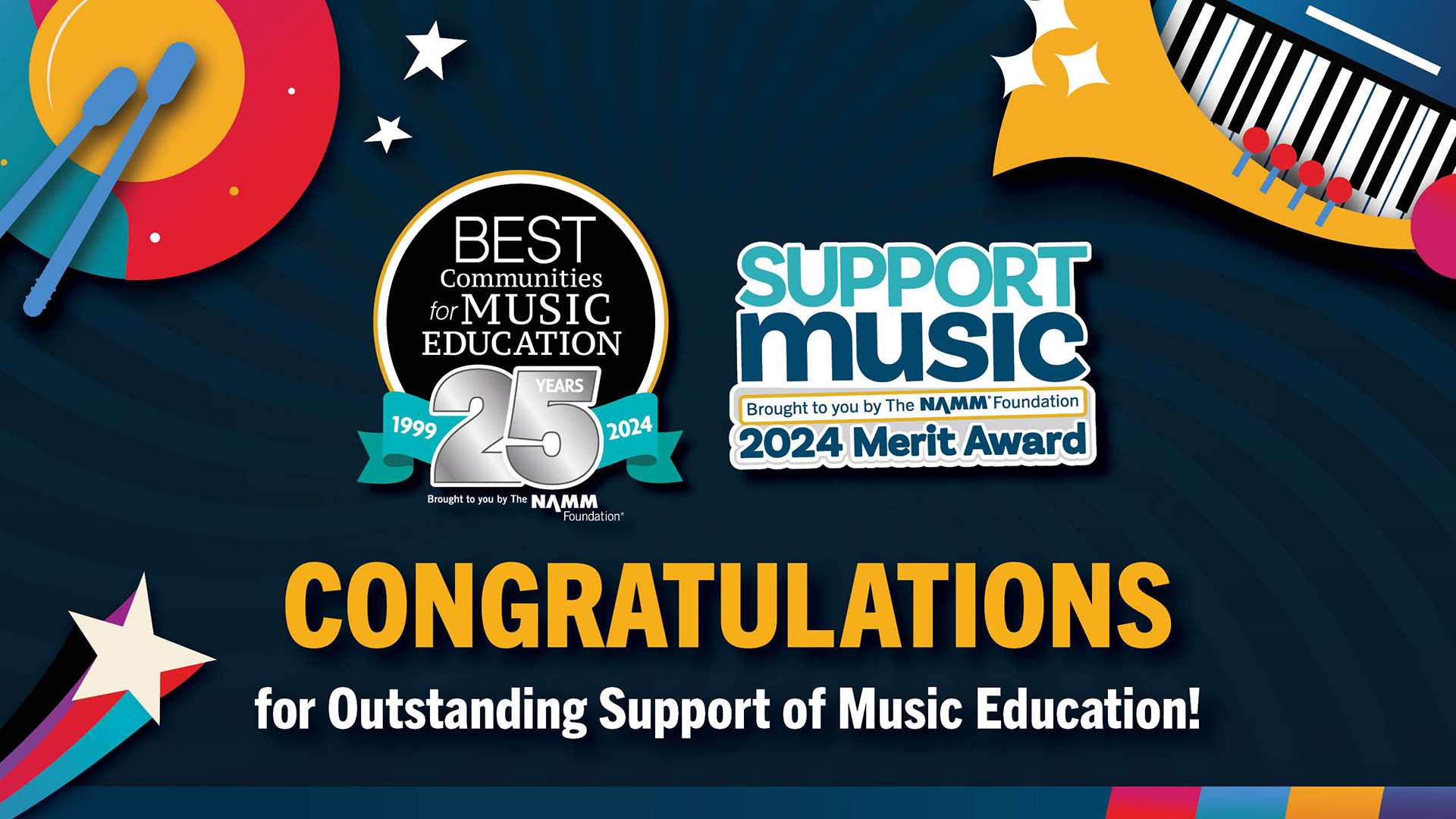 2024 Best Communities for Music Education Districts NAMM Foundation
