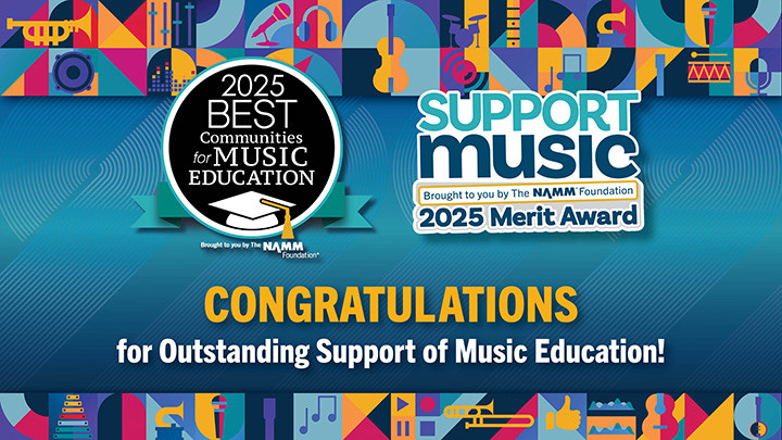 2025 SupportMusic Merit Award Schools | NAMM Foundation