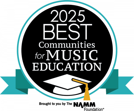 The 2025 Best Communities for Music Education Logo