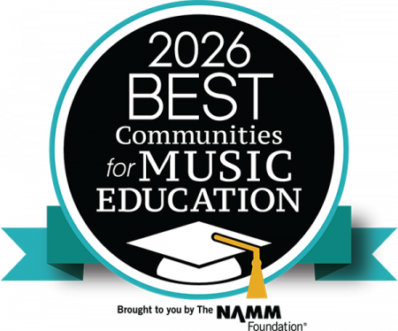 The Best Communities for Music Education 2026 program logo