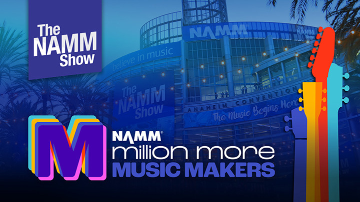 NAMM Show 2023 Million More Music Makers Initiative logo