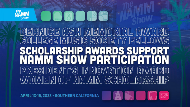 Image of the 2023 NAMM Show Scholarship Winners