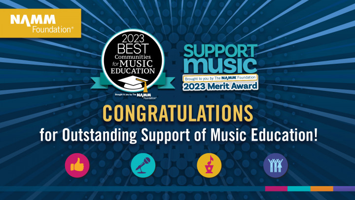 The 2023 Best Communities for Music Education Winning Hero