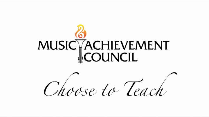 Music Achievement Council's Choose To Teach video initiative video thumbnail
