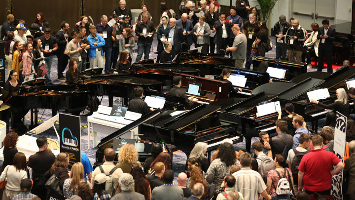 Roomful of Pianos Performance