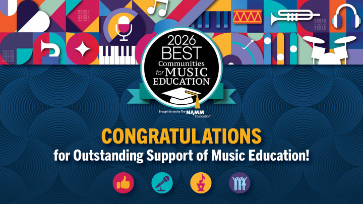 2025 Best Communities for Music Education Winners
