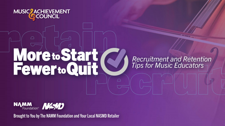 Image of Music Achievement Council More to Start Fewer to Quit Campaign