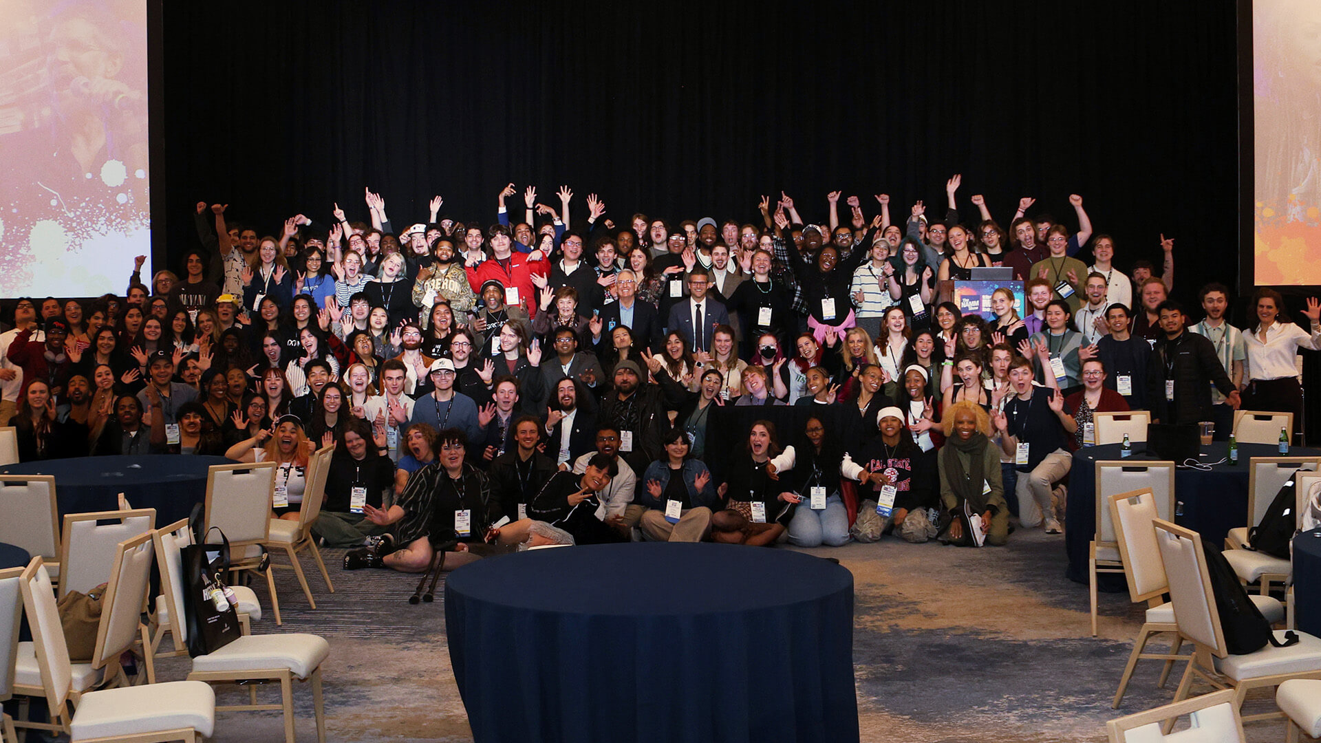 2026 Lamond GenNext Award recipients gather for a group photo at The 2026 NAMM Show.